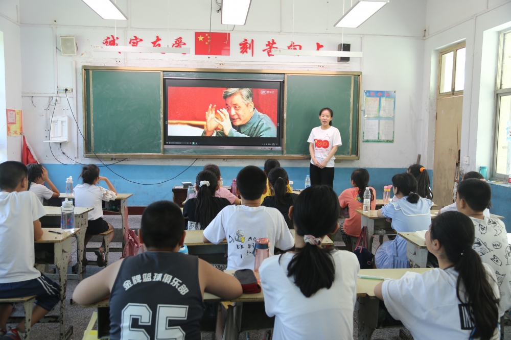 宣講隊(duì)偃師區(qū)顧縣史家灣小學(xué)開展黨史故事宣講3